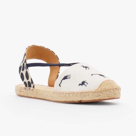 Talbots Shoes - Talbots Ivy Espadrille Flats with Embroidered Giraffes